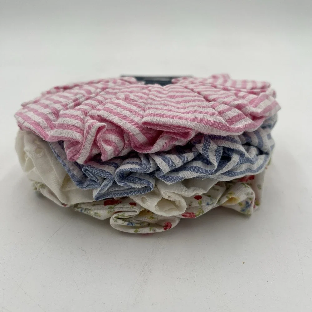 BRAND NEW!! Polo Ralph Lauren 4-Pack Scrunchie‎ Pink, Blue, White, Flowers